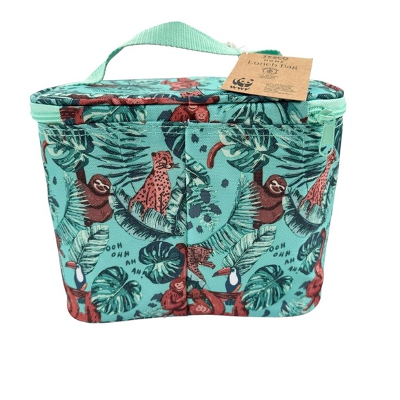 NWT Tesco WWF World Wildlife Fund Soft Sided Insulated Lunch Box - Picture 7 of 9